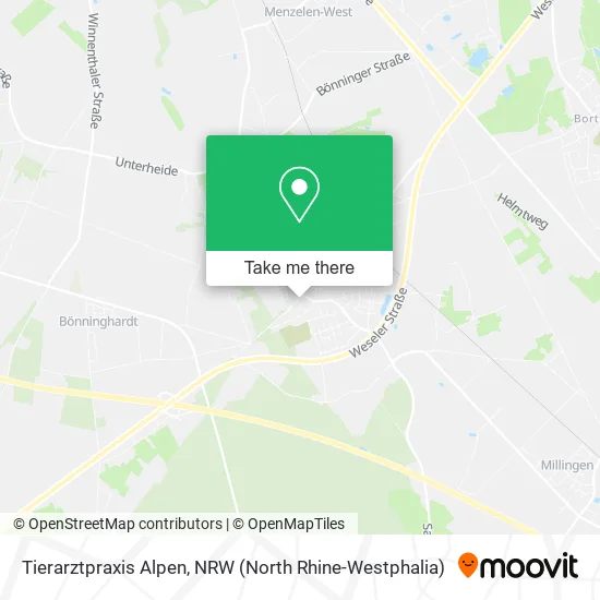 Карта Tierarztpraxis Alpen