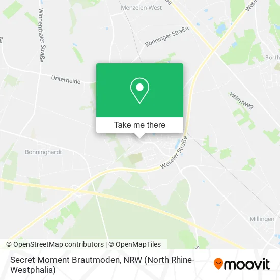 Карта Secret Moment Brautmoden