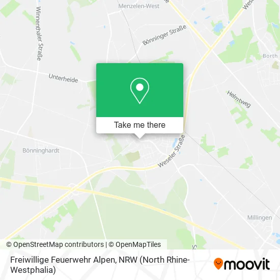 Карта Freiwillige Feuerwehr Alpen