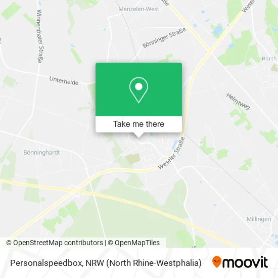 Карта Personalspeedbox