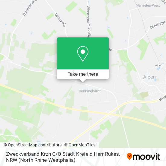 Карта Zweckverband Krzn C / O Stadt Krefeld Herr Rukes