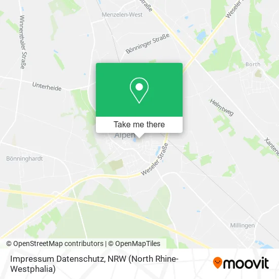 Карта Impressum Datenschutz