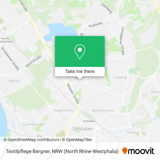 Карта Textilpflege Bergner