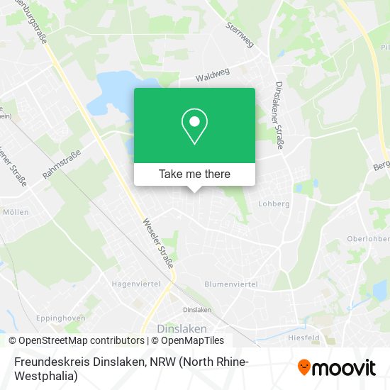 Freundeskreis Dinslaken map