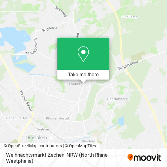 Карта Weihnachtsmarkt Zechen