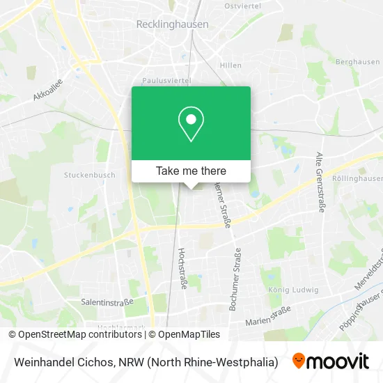 Карта Weinhandel Cichos