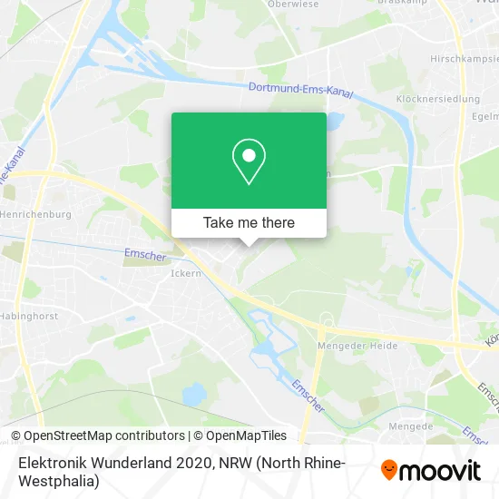 Карта Elektronik Wunderland 2020