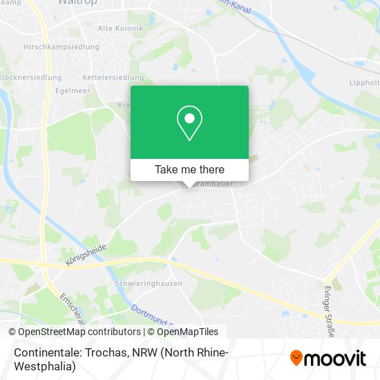 Continentale: Trochas map