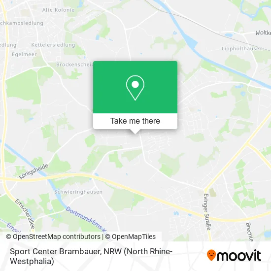 Карта Sport Center Brambauer