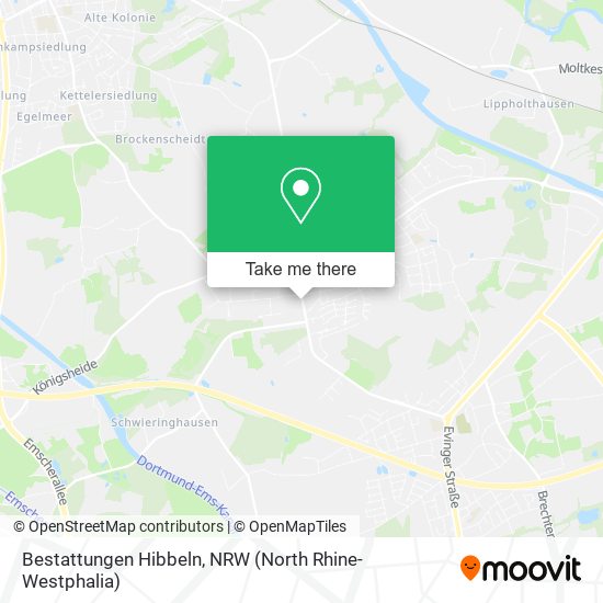 Bestattungen Hibbeln map