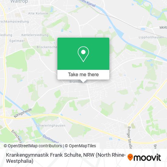 Krankengymnastik Frank Schulte map