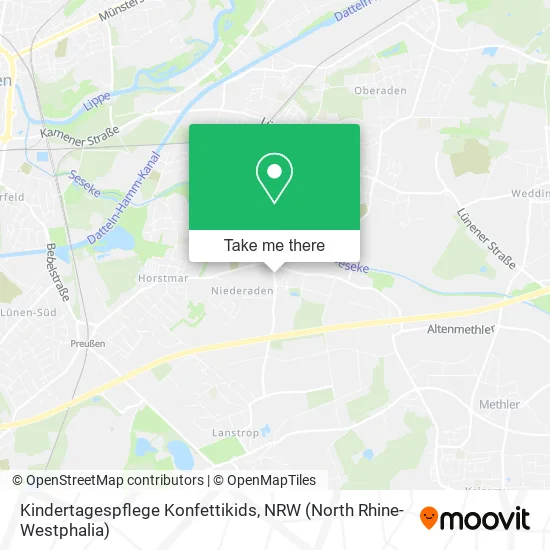 Карта Kindertagespflege Konfettikids