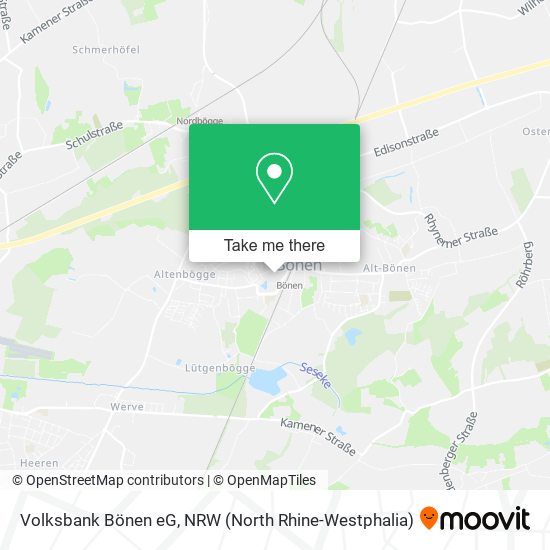 Volksbank Bönen eG map