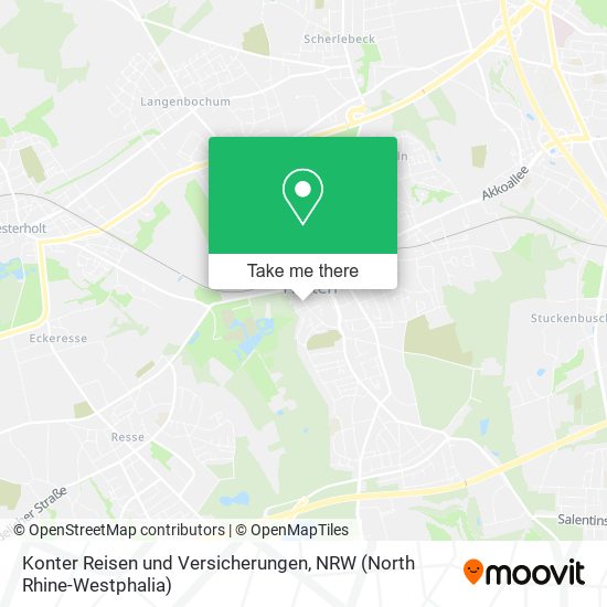 Konter Reisen und Versicherungen map