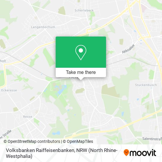 Volksbanken Raiffeisenbanken map