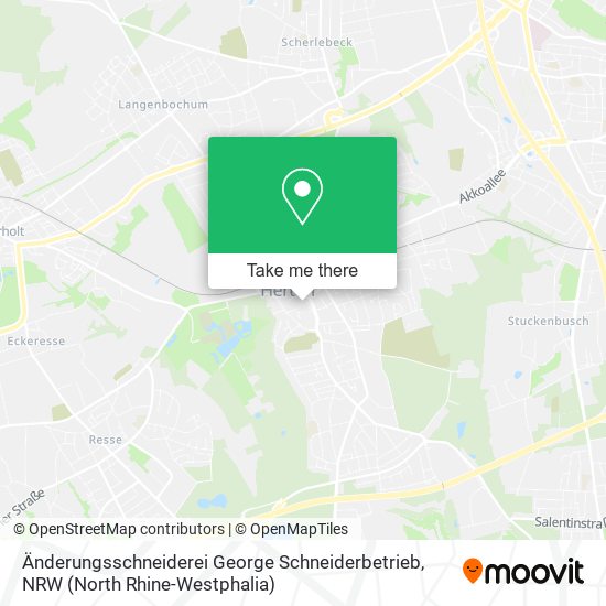 Änderungsschneiderei George Schneiderbetrieb map