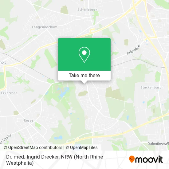 Dr. med. Ingrid Drecker map