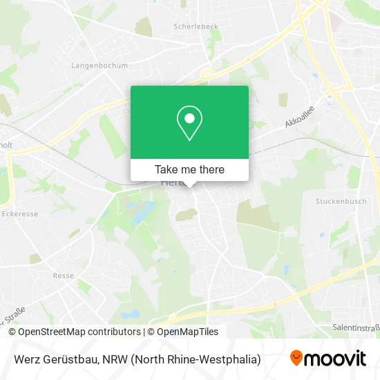 Werz Gerüstbau map