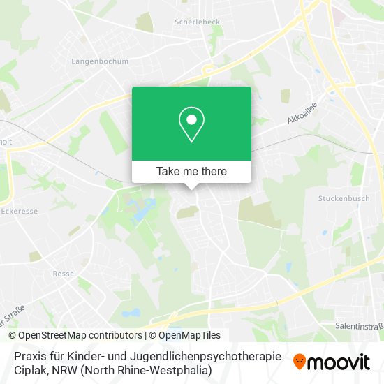 Praxis für Kinder- und Jugendlichenpsychotherapie Ciplak map