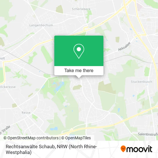 Карта Rechtsanwälte Schaub