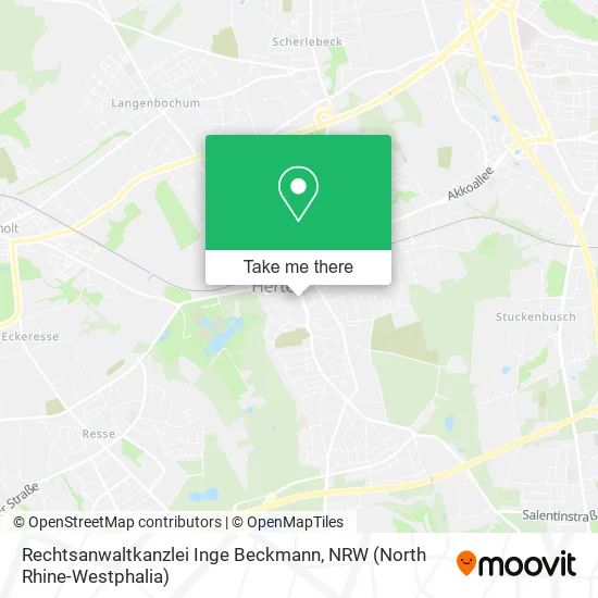 Rechtsanwaltkanzlei Inge Beckmann map