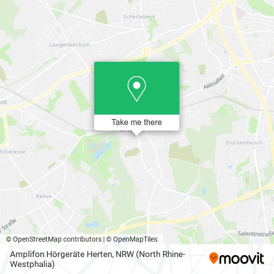 Amplifon Hörgeräte Herten map