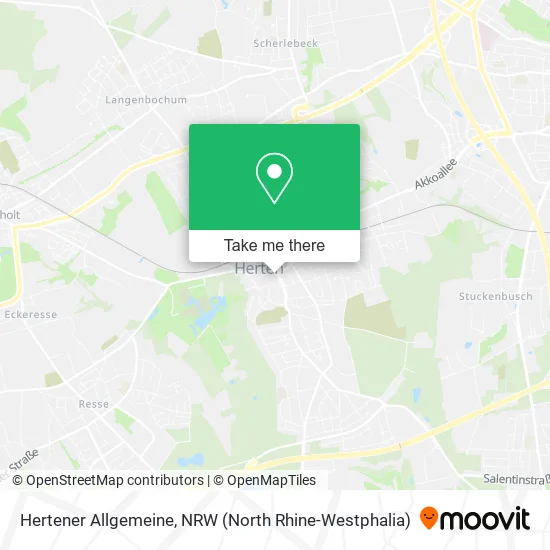 Hertener Allgemeine map