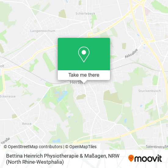 Bettina Heinrich Physiotherapie & Maßagen map