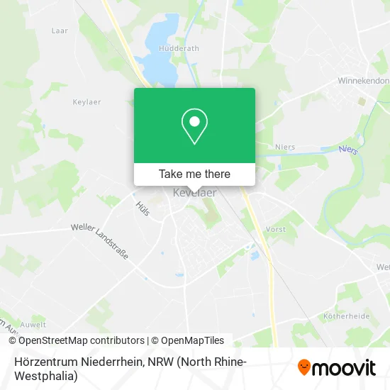 Карта Hörzentrum Niederrhein