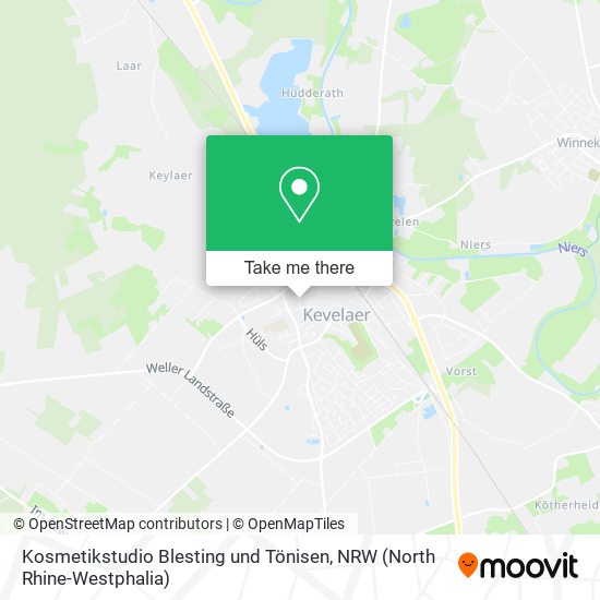 Kosmetikstudio Blesting und Tönisen map
