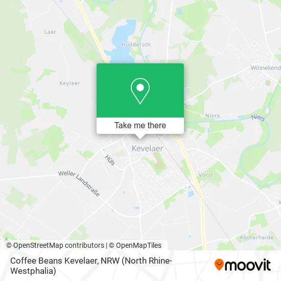 Coffee Beans Kevelaer map