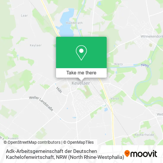 Карта Adk-Arbeitsgemeinschaft der Deutschen Kachelofenwirtschaft