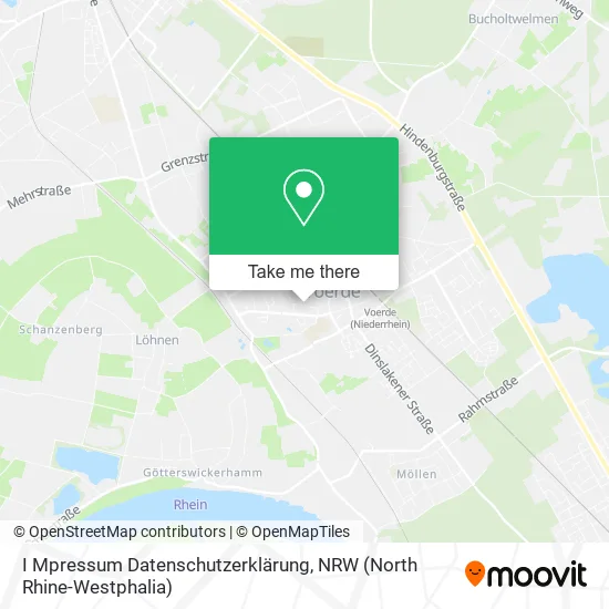 Карта I Mpressum Datenschutzerklärung