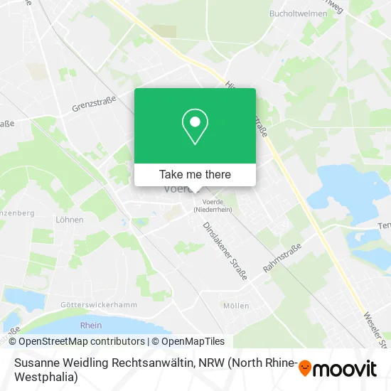 Карта Susanne Weidling Rechtsanwältin