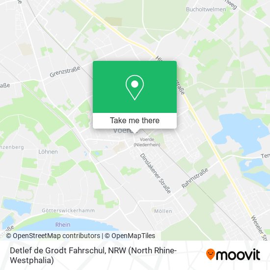 Detlef de Grodt Fahrschul map
