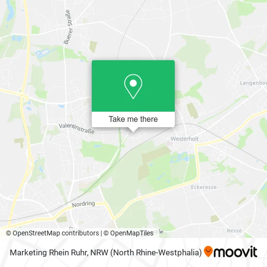 Карта Marketing Rhein Ruhr