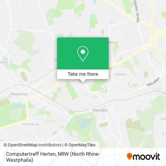 Карта Computertreff Herten