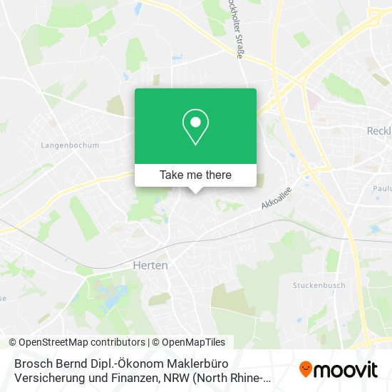 Brosch Bernd Dipl.-Ökonom Maklerbüro Versicherung und Finanzen map