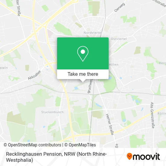 Recklinghausen Pension map