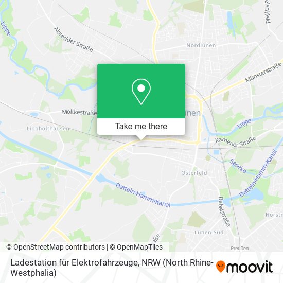 Ladestation für Elektrofahrzeuge map