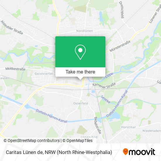 Caritas Lünen de map