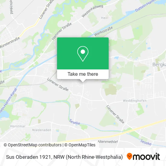 Карта Sus Oberaden 1921