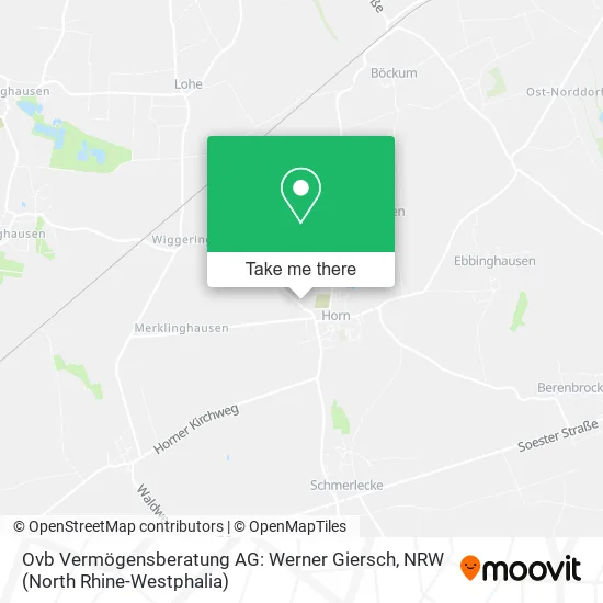 Карта Ovb Vermögensberatung AG: Werner Giersch