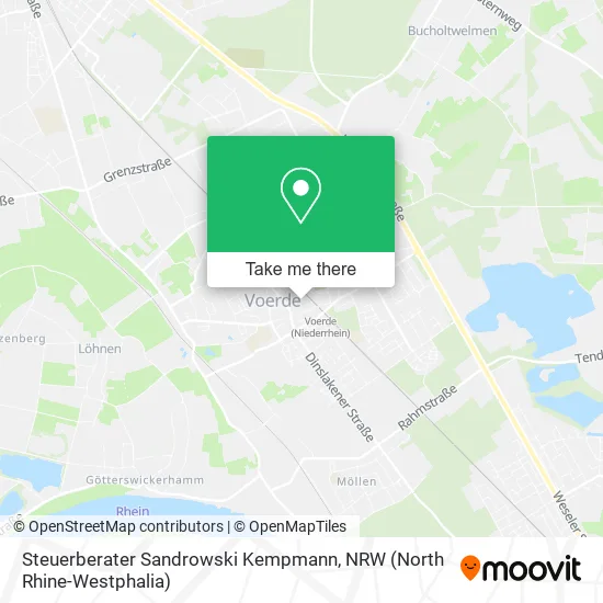 Steuerberater Sandrowski Kempmann map