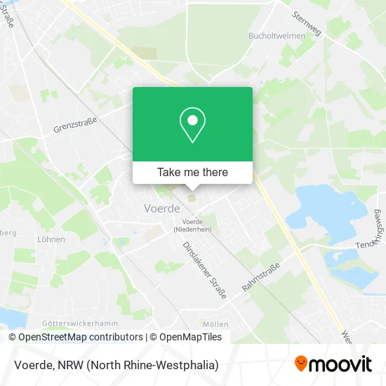 Карта Voerde