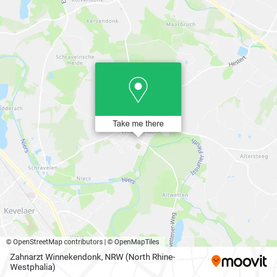 Карта Zahnarzt Winnekendonk