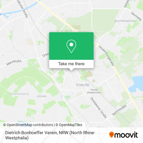 Карта Dietrich Bonhoeffer Verein