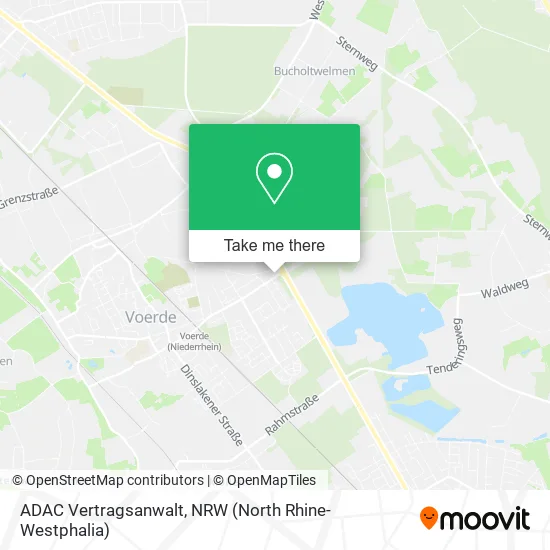 Карта ADAC Vertragsanwalt