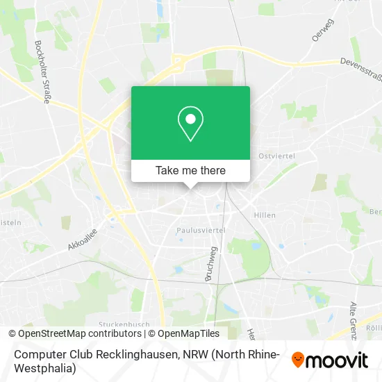 Карта Computer Club Recklinghausen