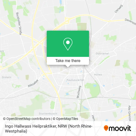 Карта Ingo Hallwass Heilpraktiker